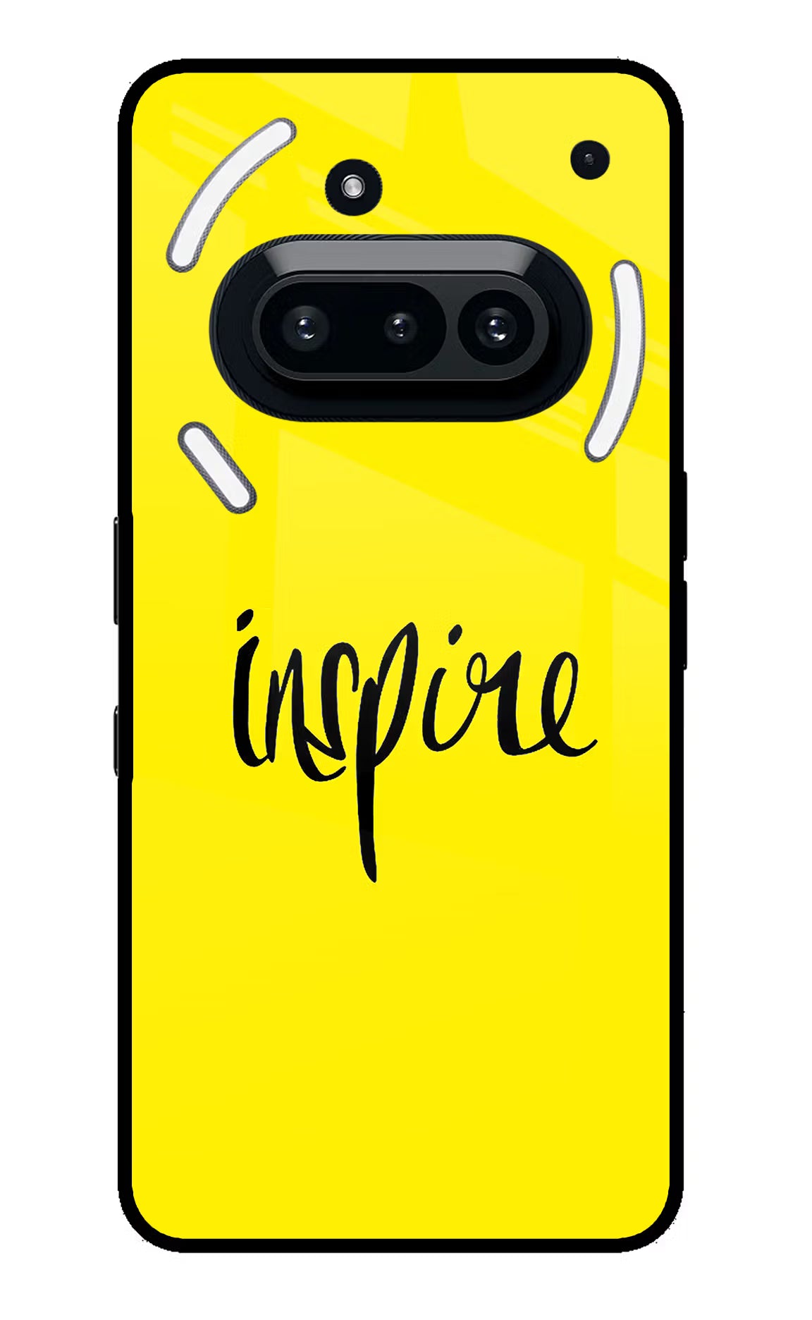 Inspire Nothing Phone 3A Glass Case Back Cover by Casekaro