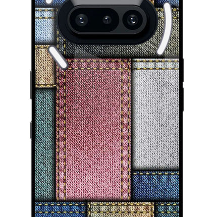 Multicolor Jeans Nothing Phone 3A Glass Case Back Cover by Casekaro