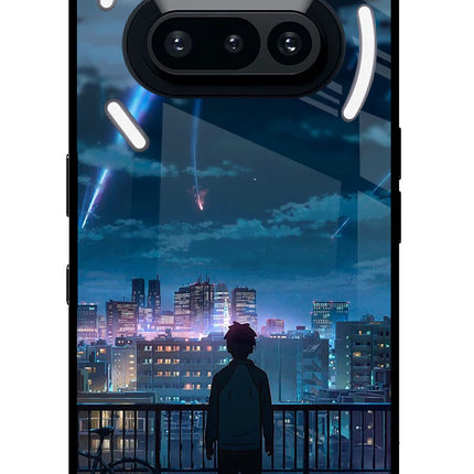 Anime Nothing Phone 3A Glass Case Back Cover by Casekaro