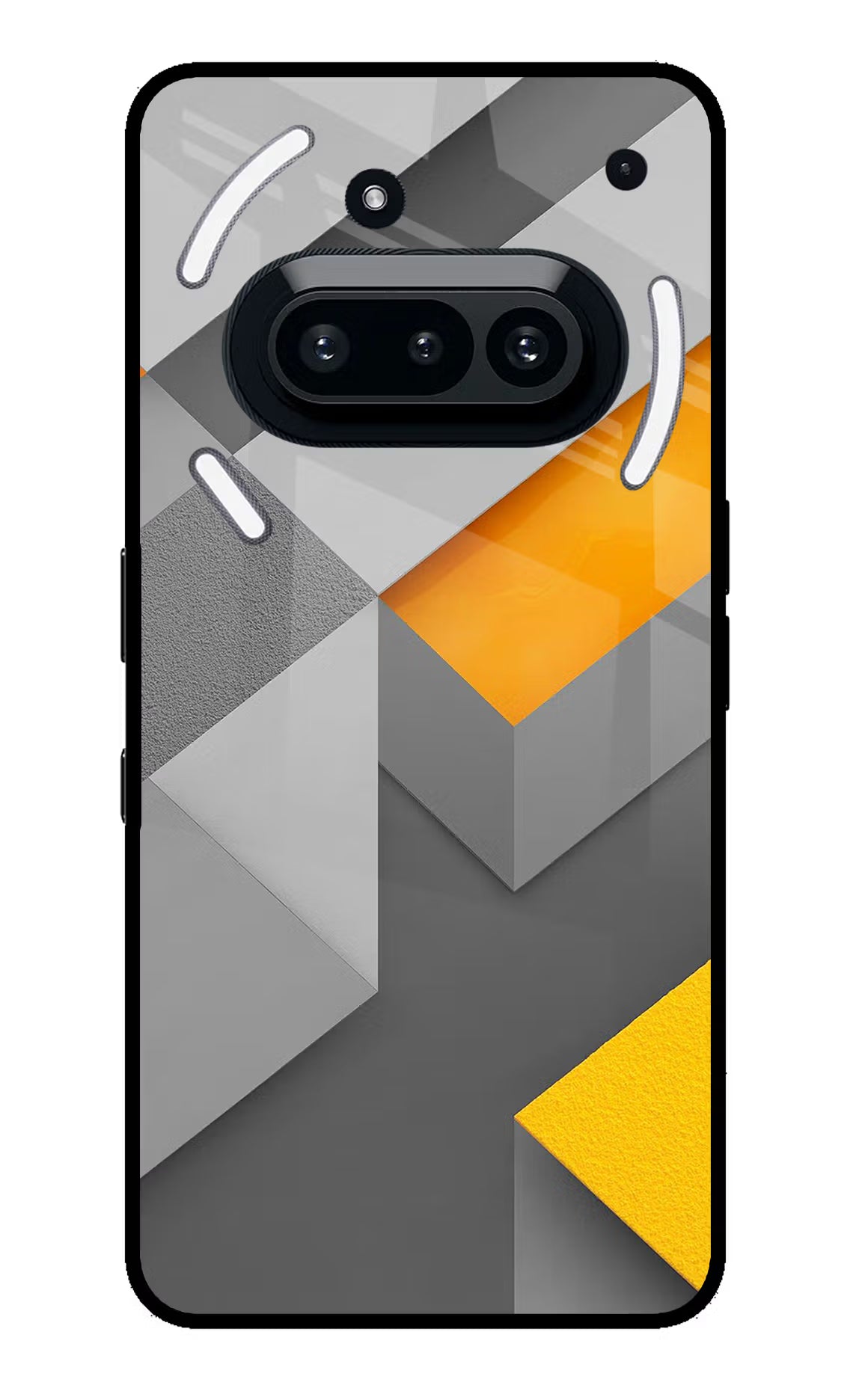 Abstract Nothing Phone 3A Glass Case Back Cover by Casekaro