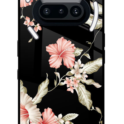 Flowers Nothing Phone 3A Glass Case Back Cover by Casekaro