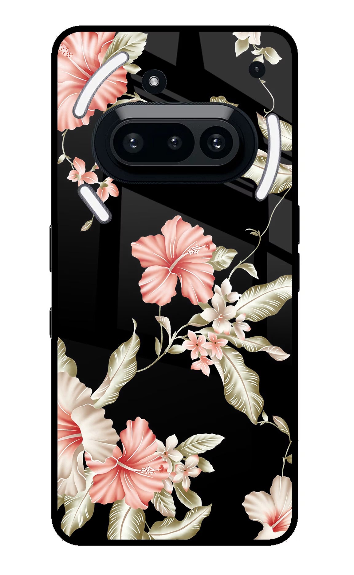 Flowers Nothing Phone 3A Glass Case Back Cover by Casekaro
