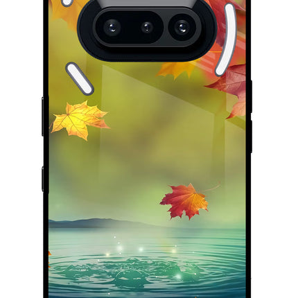 Flowers Nothing Phone 3A Glass Case Back Cover by Casekaro