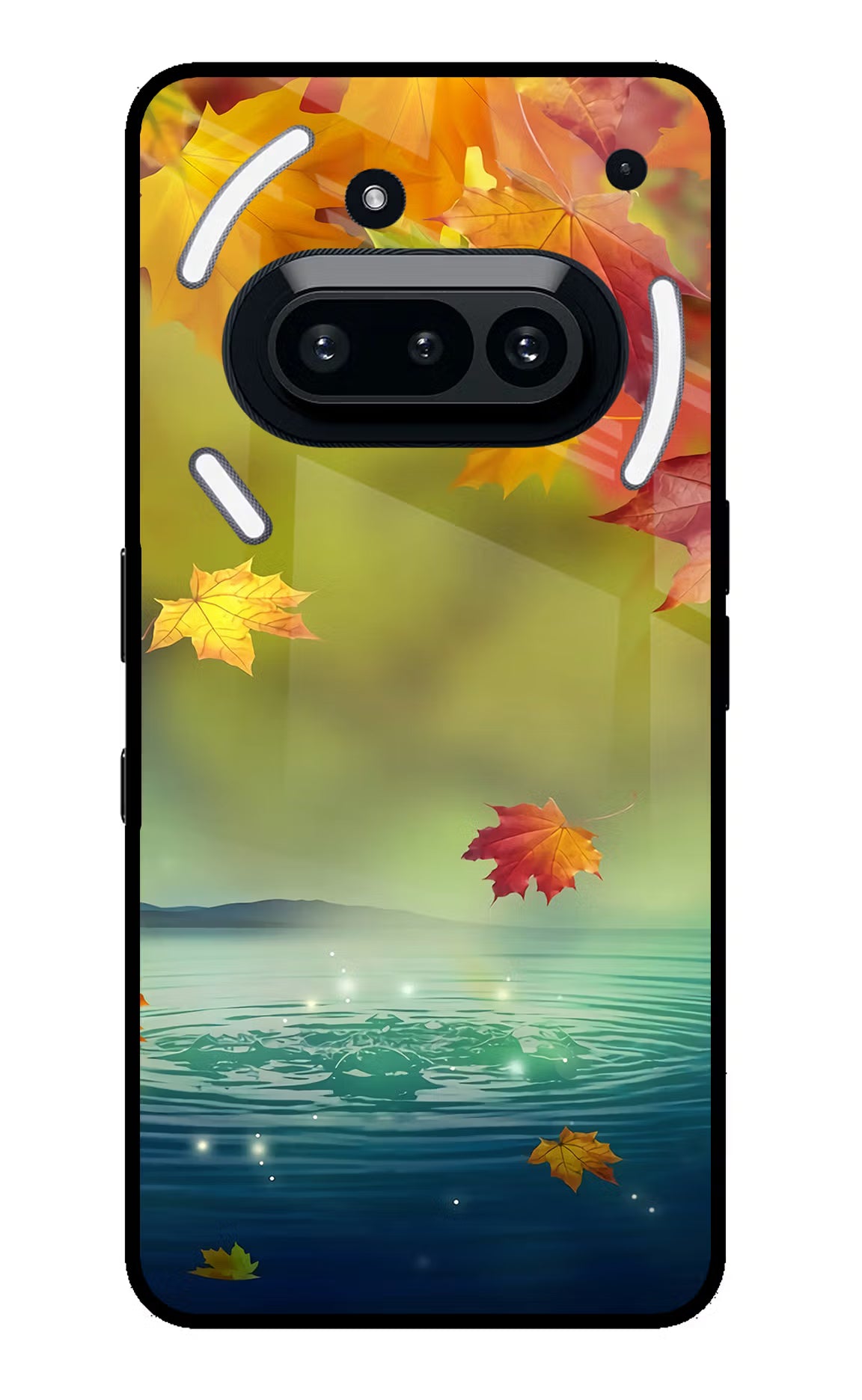 Flowers Nothing Phone 3A Glass Case Back Cover by Casekaro