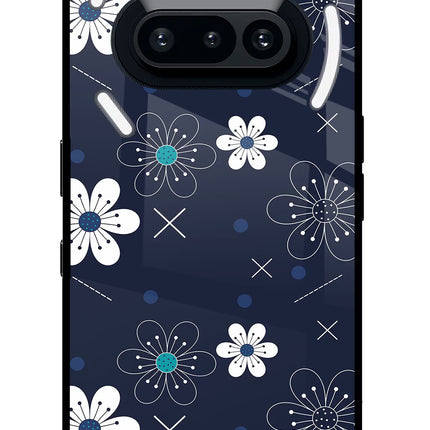 Flowers Nothing Phone 3A Glass Case Back Cover by Casekaro