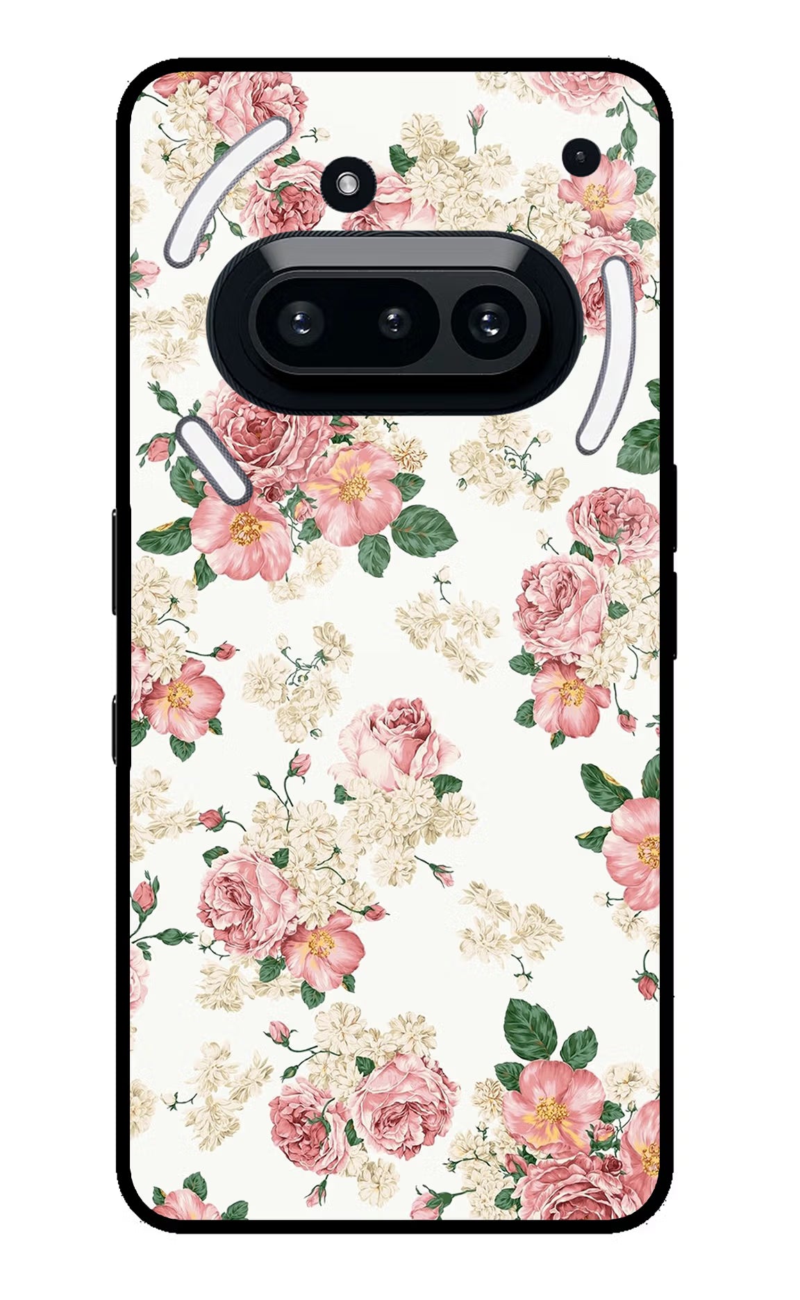 Flowers Nothing Phone 3A Glass Case Back Cover by Casekaro