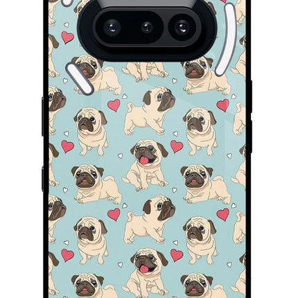 Pug Dog Nothing Phone 3A Glass Case Back Cover by Casekaro