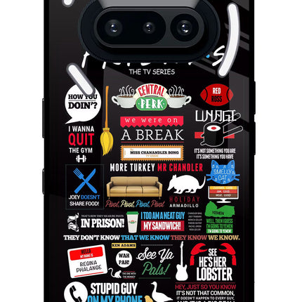 FRIENDS Nothing Phone 3A Glass Case