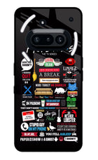 FRIENDS Nothing Phone 3A Glass Case