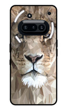 Lion Art Nothing Phone 3A Glass Case