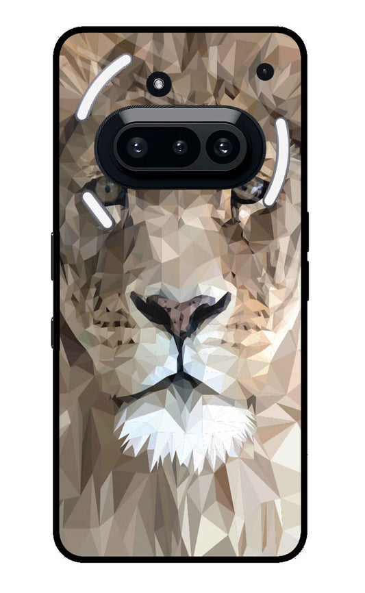 Lion Art Nothing Phone 3A Glass Case
