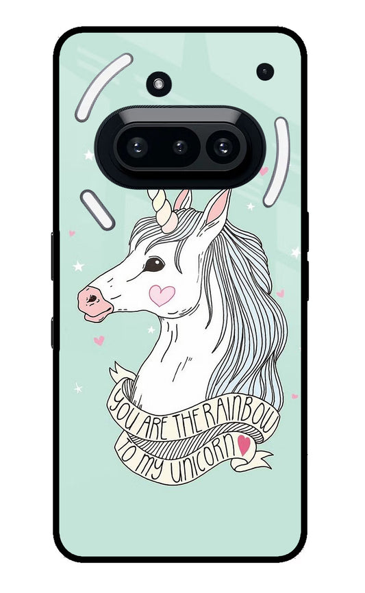 Unicorn Wallpaper Nothing Phone 3A Glass Case