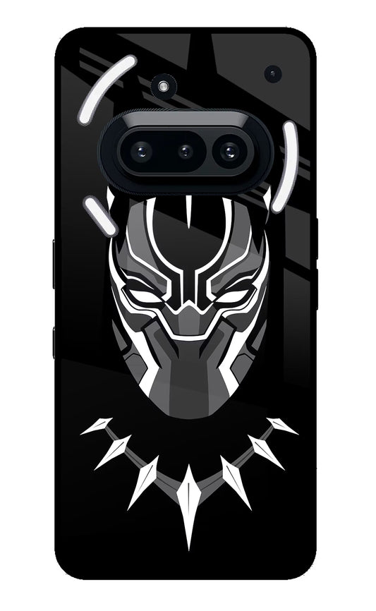 Black Panther Nothing Phone 3A Glass Case