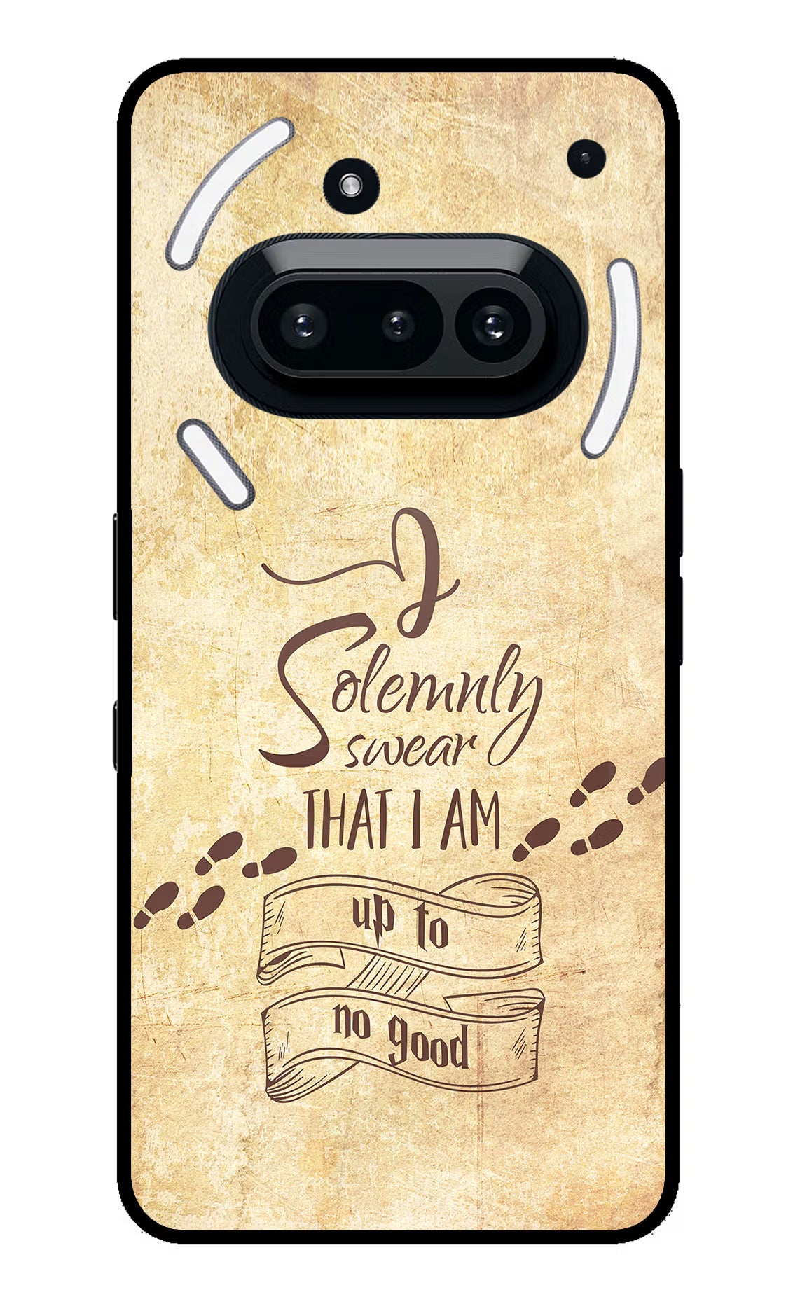 I Solemnly swear that i up to no good Nothing Phone 3A Glass Case Back Cover by Casekaro