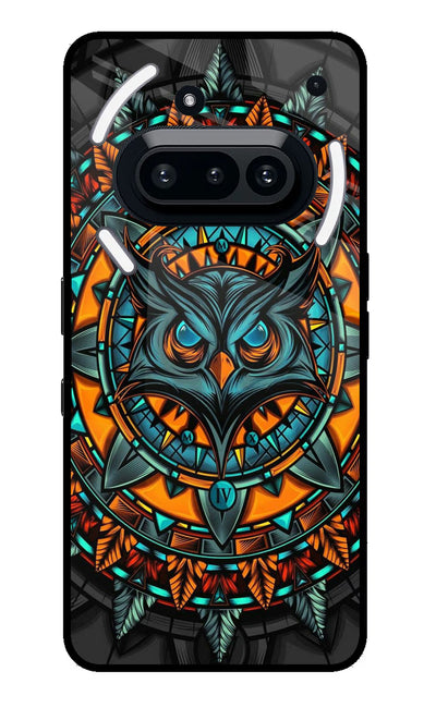 Angry Owl Art Nothing Phone 3A Glass Case