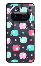 Elephants Nothing Phone 3A Glass Case Back Cover by Casekaro