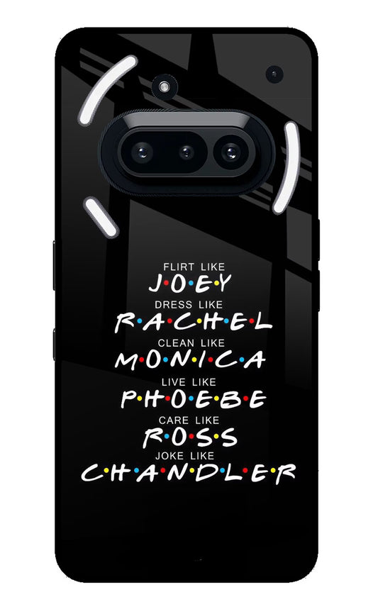 FRIENDS Character Nothing Phone 3A Glass Case