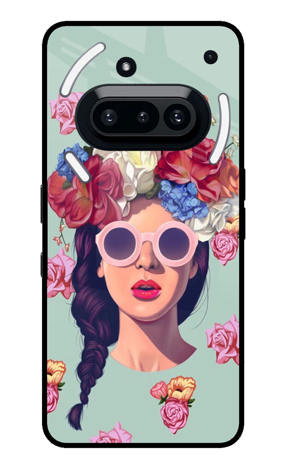 Pretty Girl Nothing Phone 3A Glass Case Back Cover by Casekaro