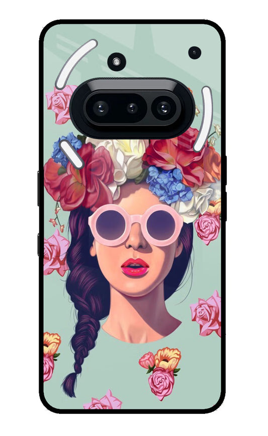 Pretty Girl Nothing Phone 3A Glass Case