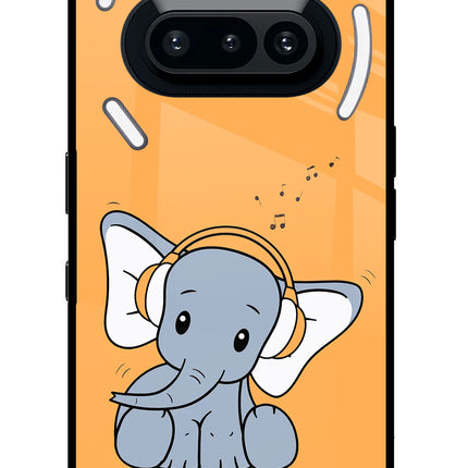 High On Music Nothing Phone 3A Glass Case Back Cover by Casekaro