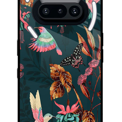 Birds Nothing Phone 3A Glass Case Back Cover by Casekaro