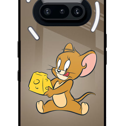Jerry Nothing Phone 3A Glass Case Back Cover by Casekaro