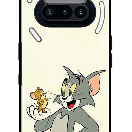 Tom & Jerry Nothing Phone 3A Glass Case