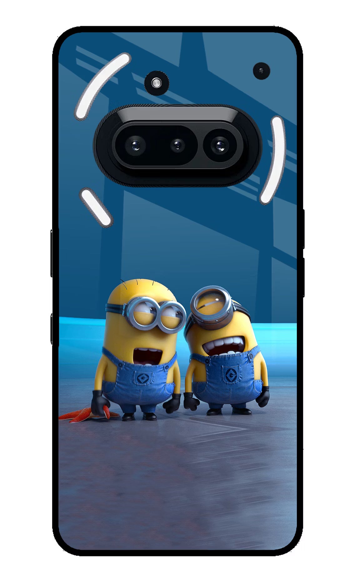 Minion Laughing Nothing Phone 3A Glass Case