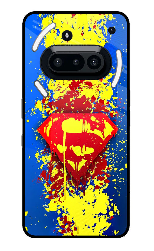 Superman logo Nothing Phone 3A Glass Case