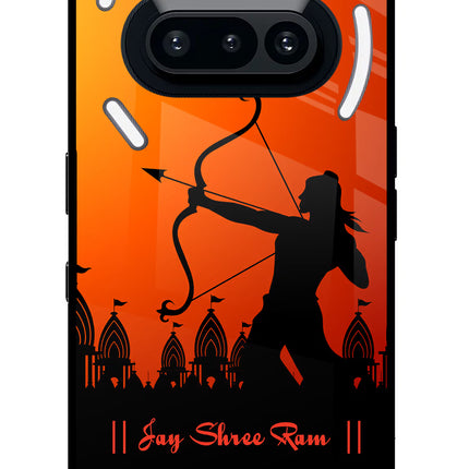 Lord Ram - 4 Nothing Phone 3A Glass Case Back Cover by Casekaro