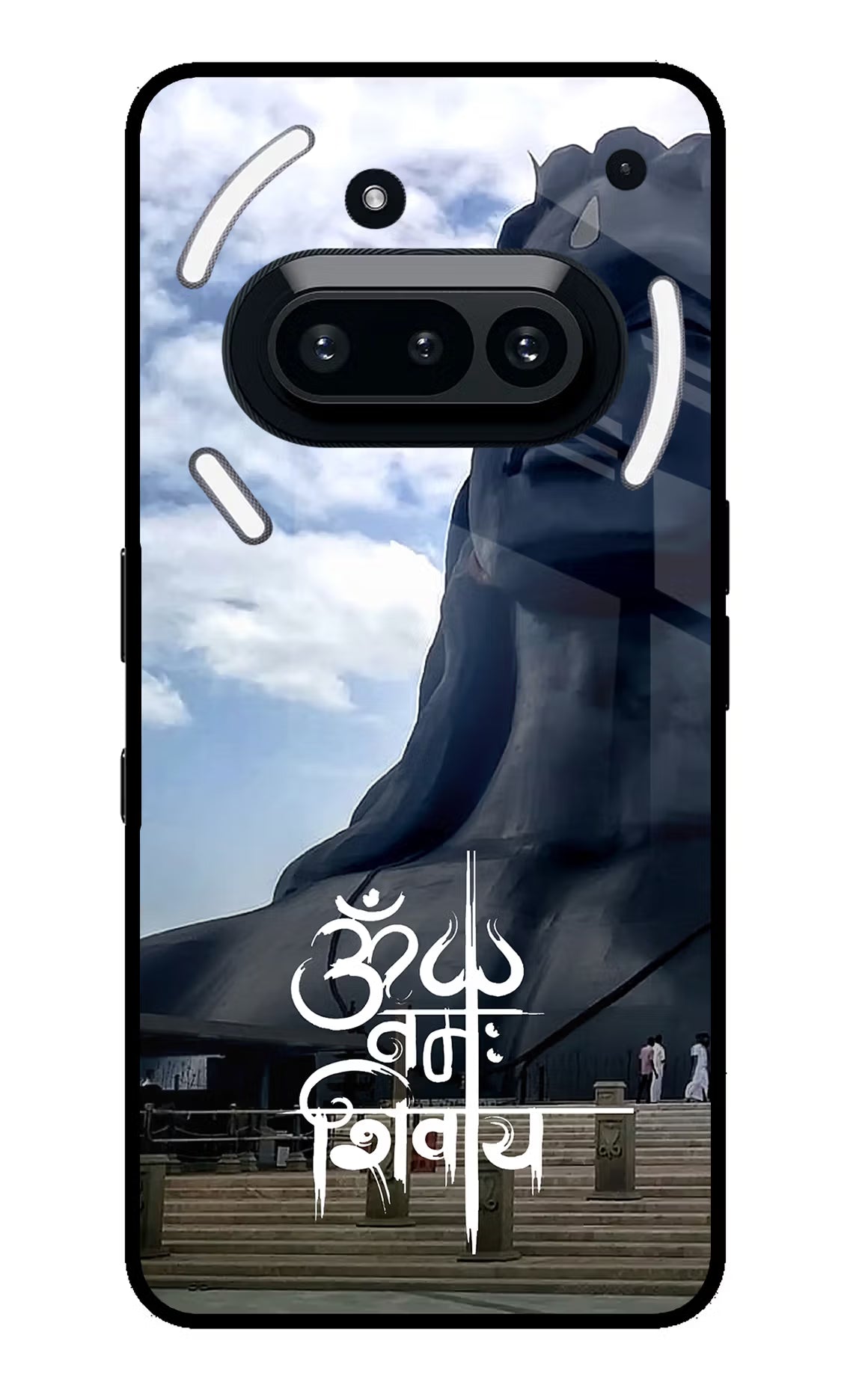 Om Namah Shivay Nothing Phone 3A Glass Case Back Cover by Casekaro