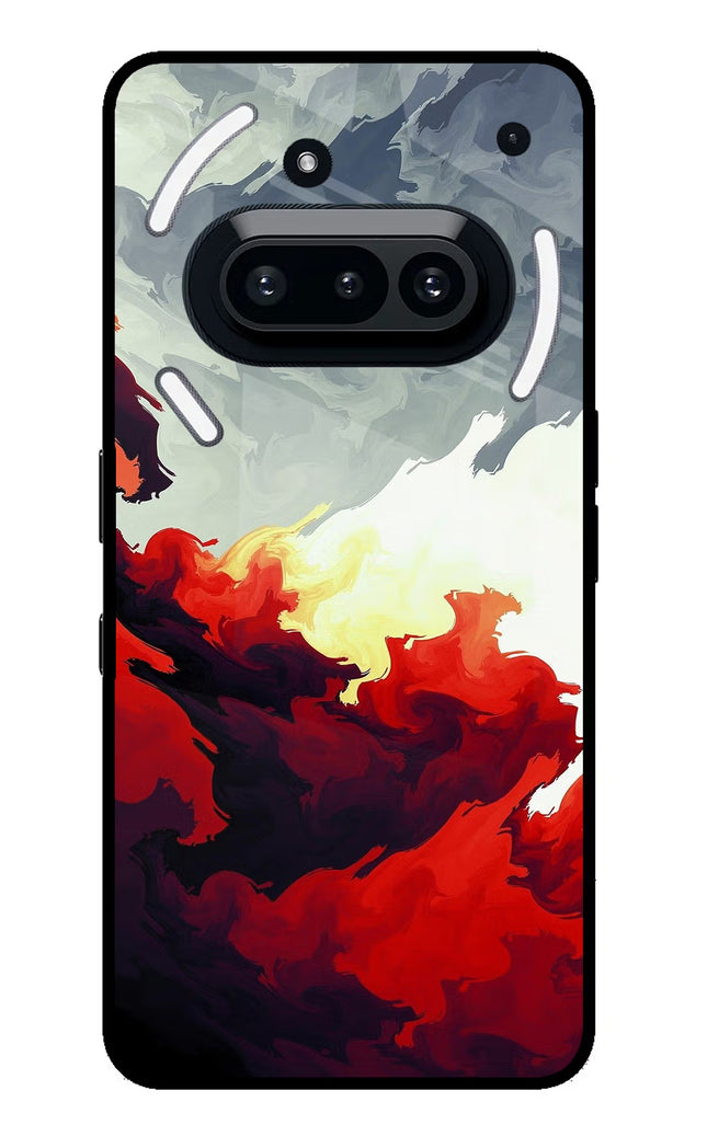 Fire Cloud Nothing Phone 3A Glass Case