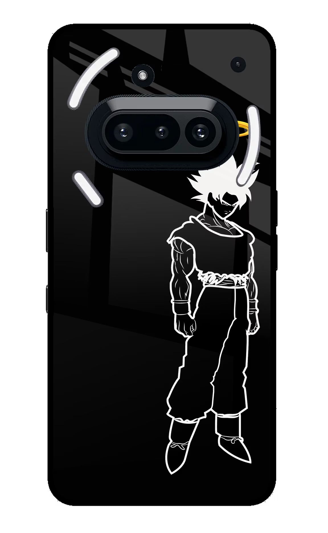 DBS Character Nothing Phone 3A Glass Case Back Cover by Casekaro
