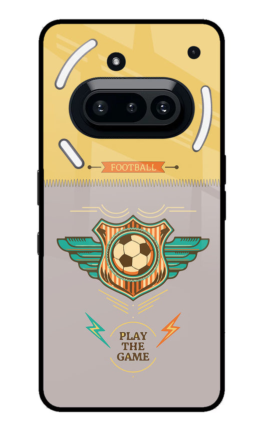 Football Nothing Phone 3A Glass Case