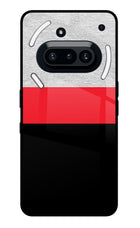 Tri Color Pattern Nothing Phone 3A Glass Case Back Cover by Casekaro