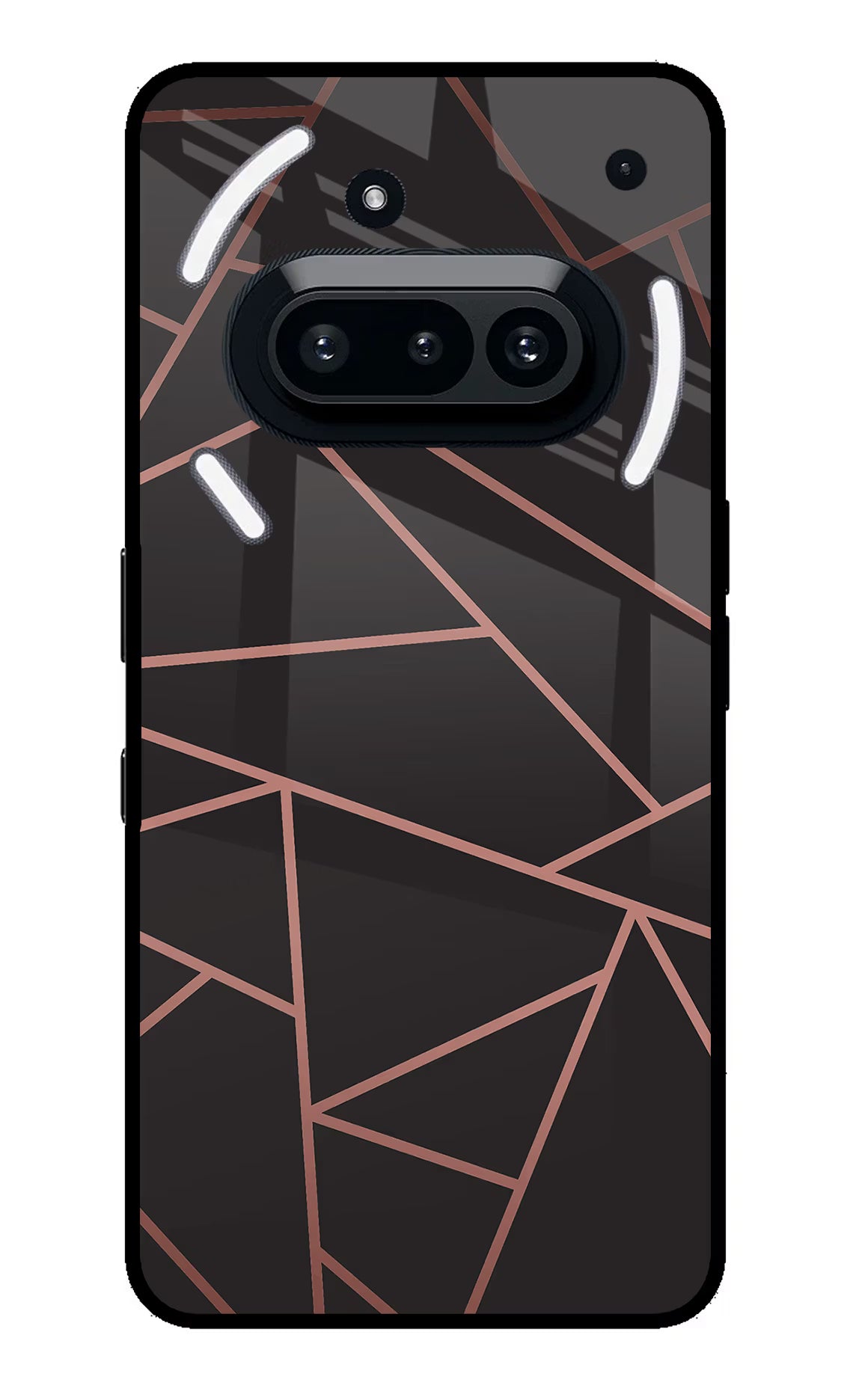 Geometric Pattern Nothing Phone 3A Glass Case Back Cover by Casekaro