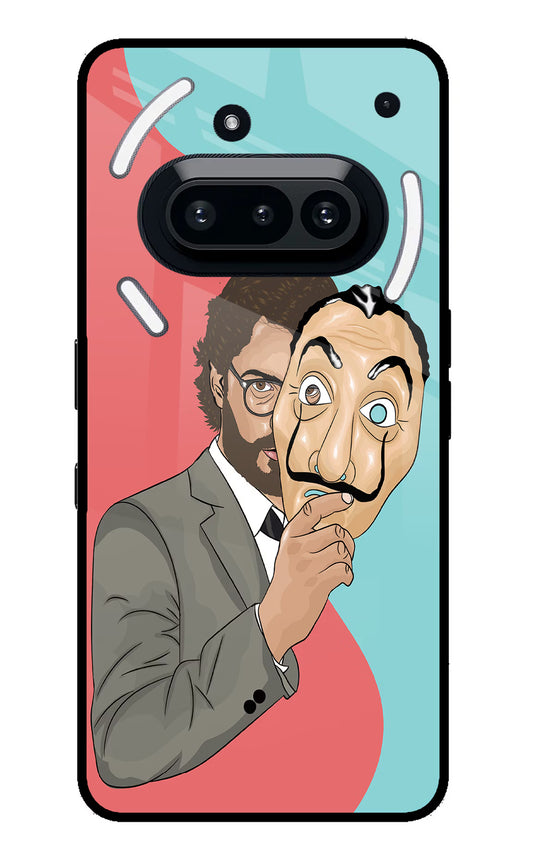 Professor Nothing Phone 3A Glass Case