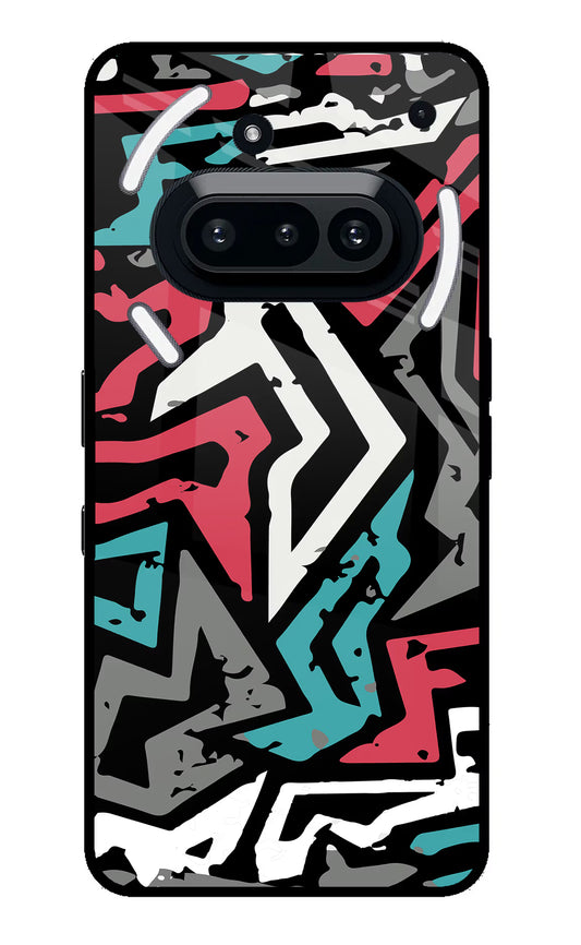 Geometric Graffiti Nothing Phone 3A Glass Case
