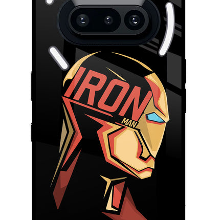 IronMan Nothing Phone 3A Glass Case Back Cover by Casekaro