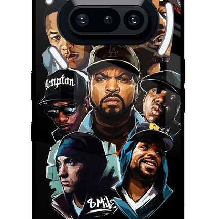 Rappers Nothing Phone 3A Glass Case Back Cover by Casekaro