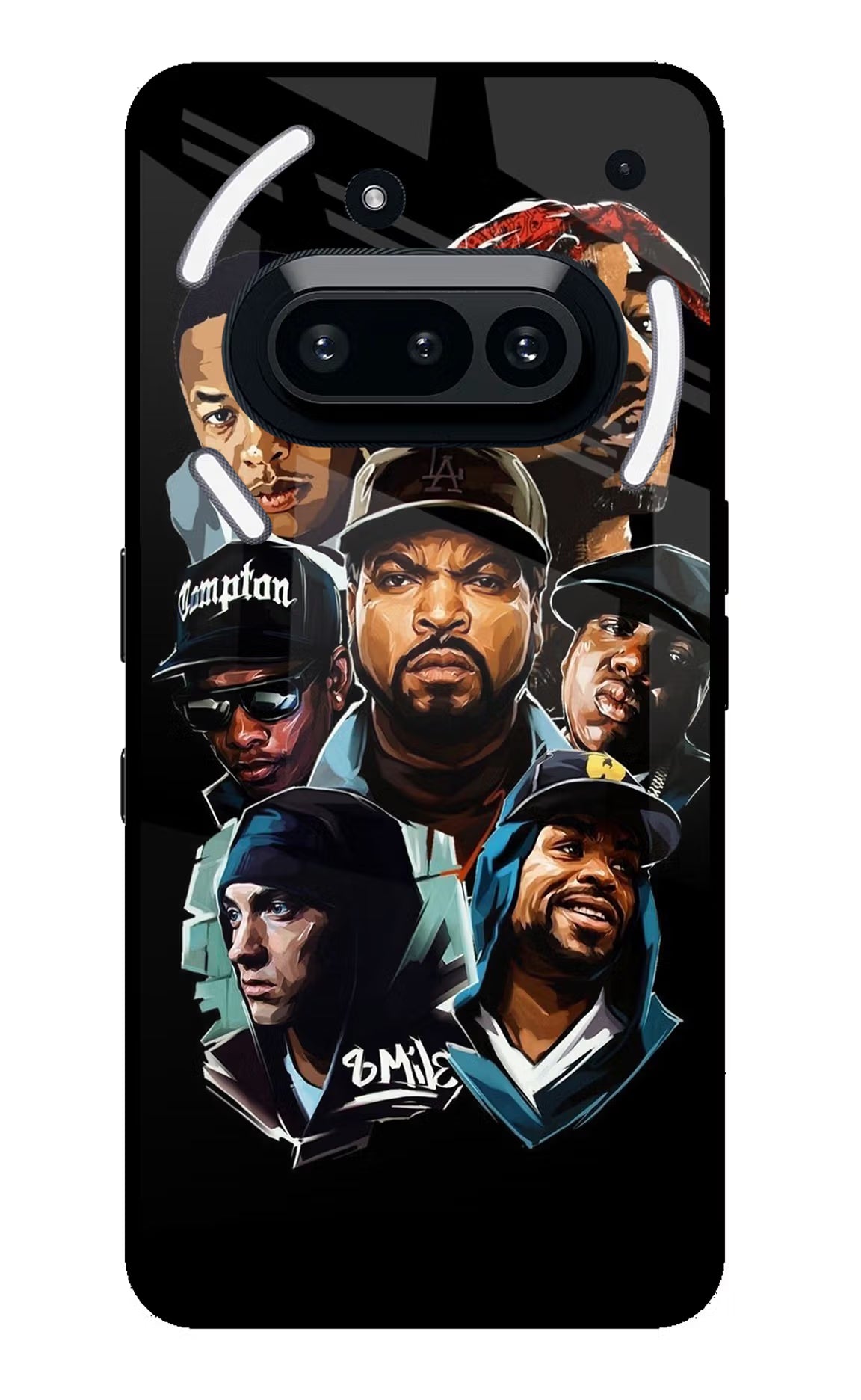 Rappers Nothing Phone 3A Glass Case Back Cover by Casekaro