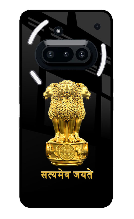 Satyamev Jayate Golden Nothing Phone 3A Glass Case