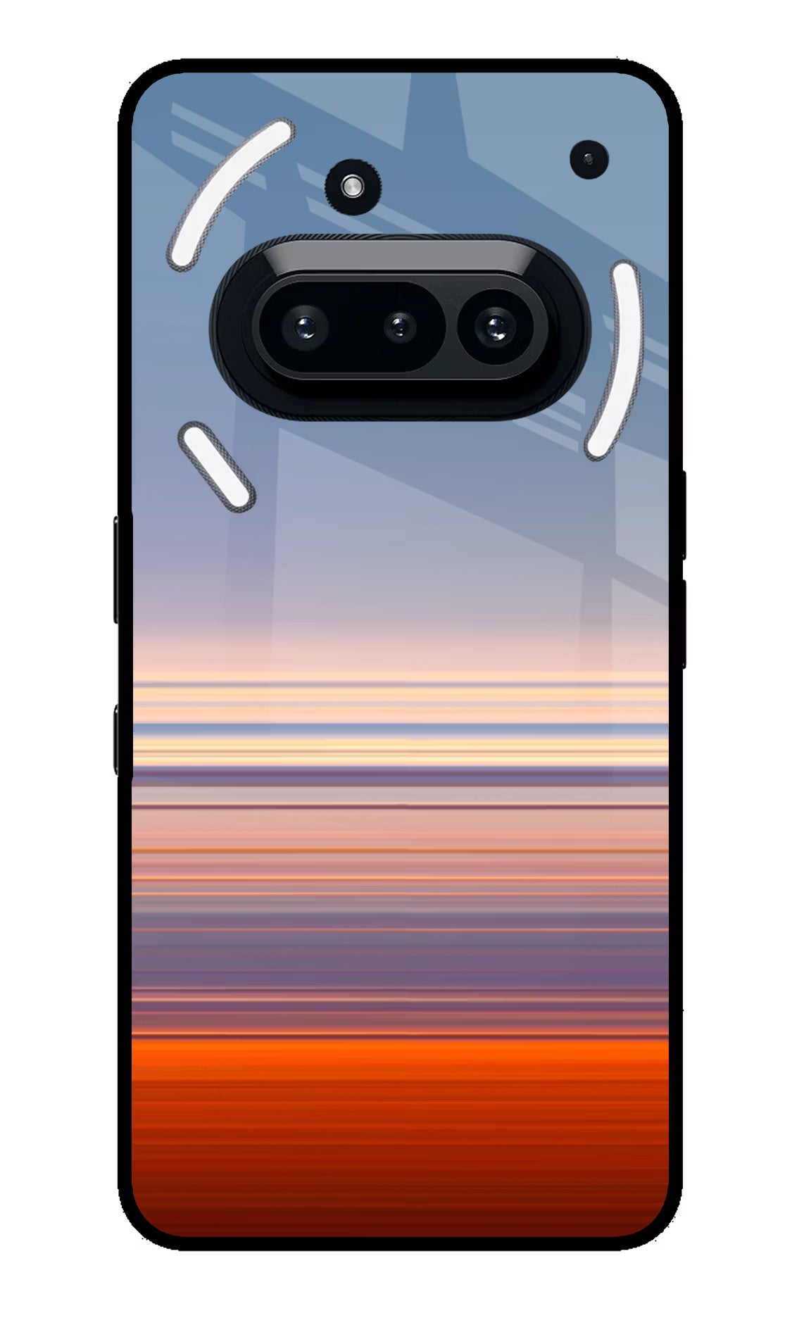 Morning Colors Nothing Phone 3A Glass Case Back Cover by Casekaro