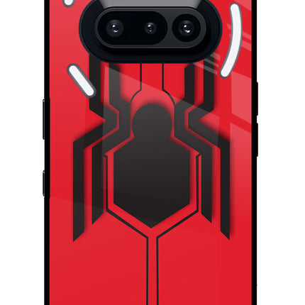 Spider Nothing Phone 3A Glass Case Back Cover by Casekaro