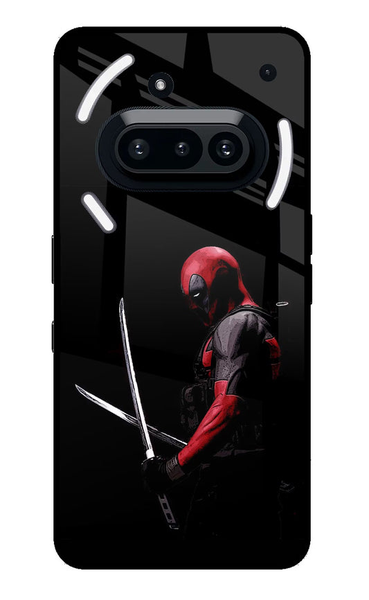 Deadpool Nothing Phone 3A Glass Case
