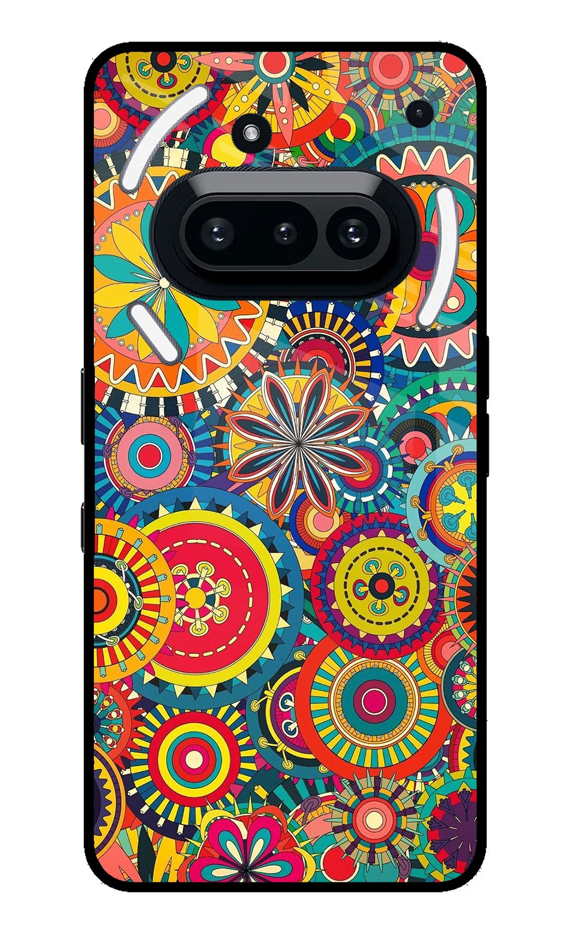 Gol Gol Art Nothing Phone 3A Glass Case Back Cover by Casekaro
