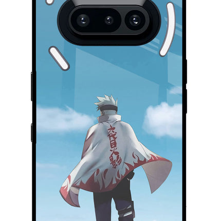 Kakashi Nothing Phone 3A Glass Case Back Cover by Casekaro