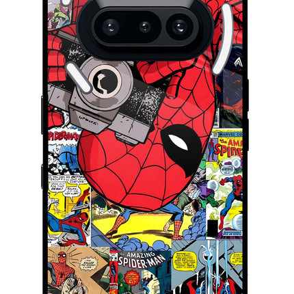 Spider Man Nothing Phone 3A Glass Case Back Cover by Casekaro