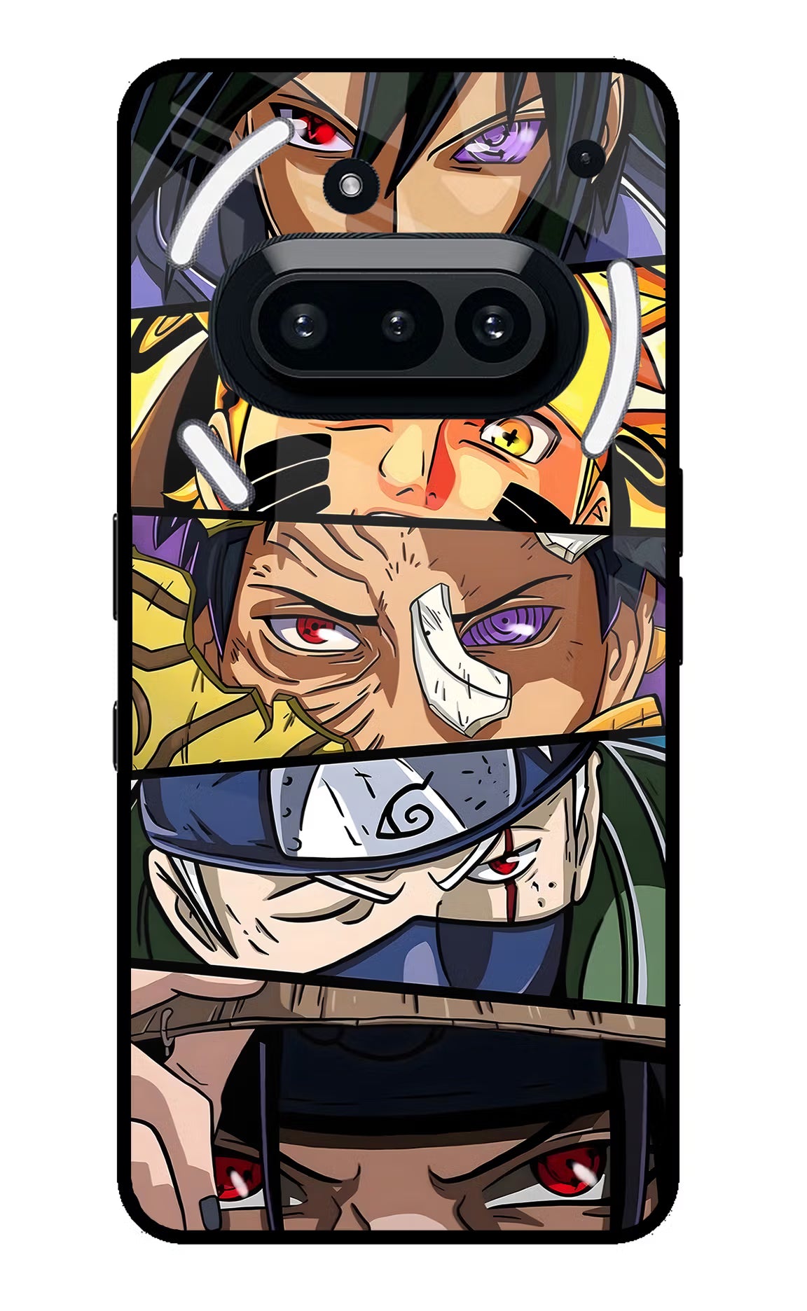 Naruto Character Nothing Phone 3A Glass Case Back Cover by Casekaro