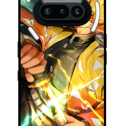 Demon Slayer Nothing Phone 3A Glass Case Back Cover by Casekaro